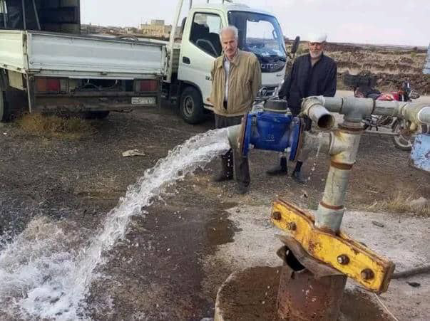 بعد خروجها عن الخدمة .. استبدال المضخة المغذية بمياه الشرب لقريتين بريف السويداء