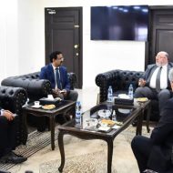 وزير التجارة الداخلية يبحث مع سفير سريلانكا تطوير العلاقات التجارية والاقتصادية