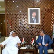 وزير الصناعة والسفير الإماراتي يبحثان سبل التعاون في المجال الصناعي